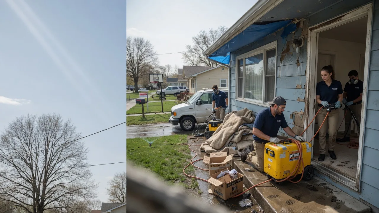 Basement Flood Cleanup in Cavalier, ND near me